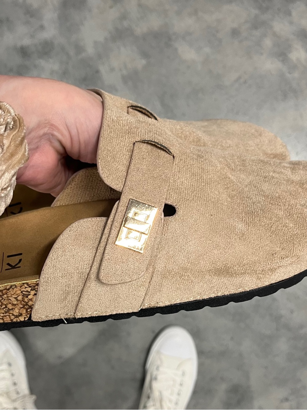 suede clog slides - Picture 7 of 7